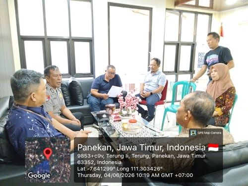 BINMAS POLSEK PANEKAN KE DESA TERUNG