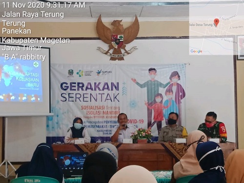 Sosialisasi Tentang Isolasi Mandiri Sesuai Protokol Kesehatan