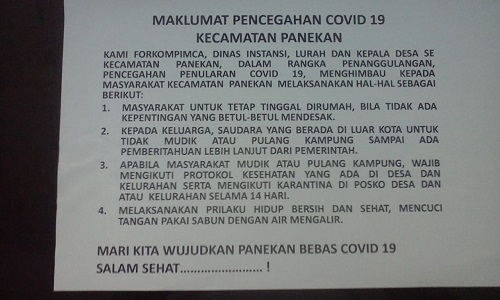 MAKLUMAT KECAMATAN PANEKAN
