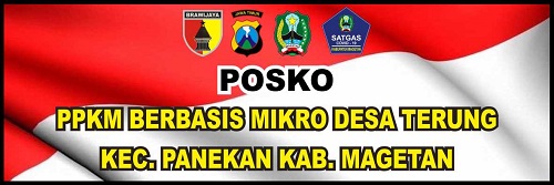 POSKO PPKM BERBASIS MIKRO DESA TERUNG TGL 9 FEB-22 FEB 2021